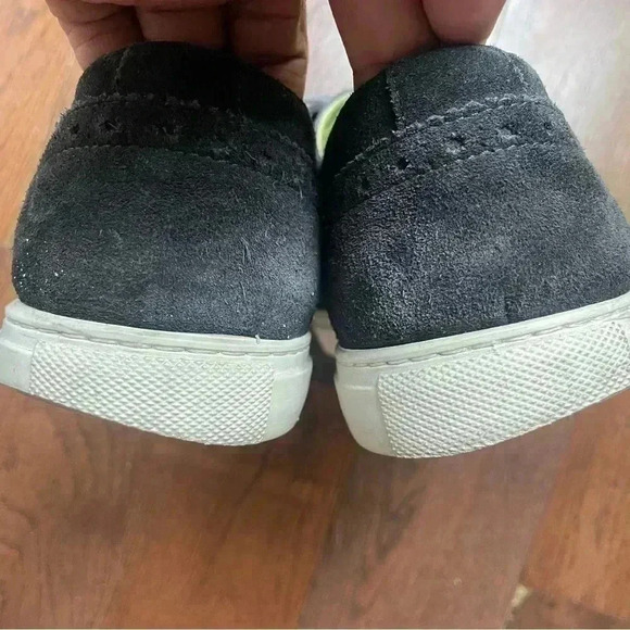 Brooks Brothers Suede Wingtip Sneakers in Black Size 10 - Picture 4 of 5